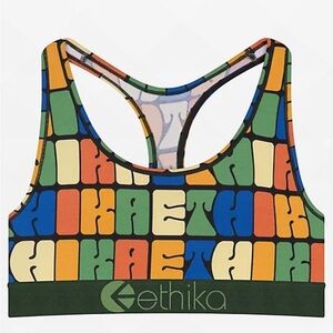Ethika Colorful Graphic Women's Swim Top
